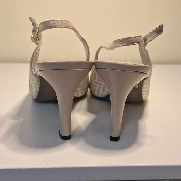 David Tate Bella leather sling back  SZ 10 - Picture 4 of 9